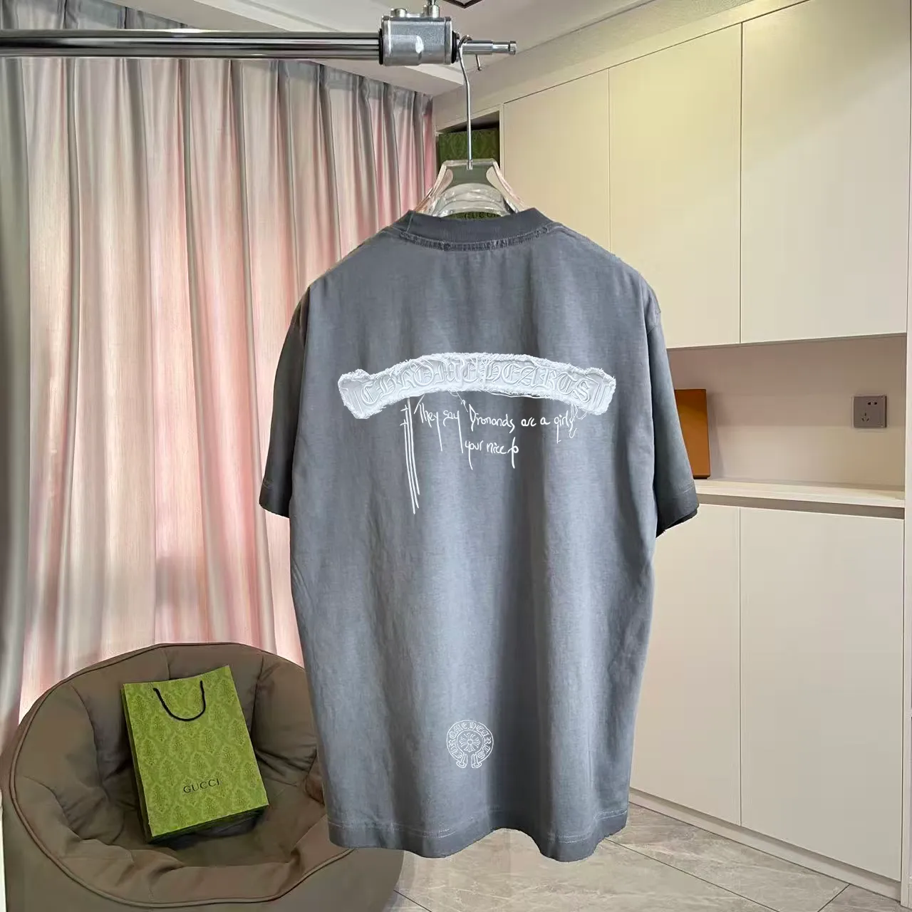 ch *2026 New Arrival t g Same Style Size：S M L XL XXL ：White Purple Gray